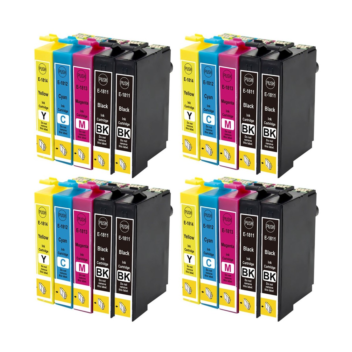 20 Cartouches Compatibles EPSON 18XL (Série Pâquerette) 20 Cartouches Compatibles EPSON 18XL (Série Pâquerette)