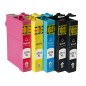 5 Cartouches compatibles EPSON T7015 (Série Guépard)