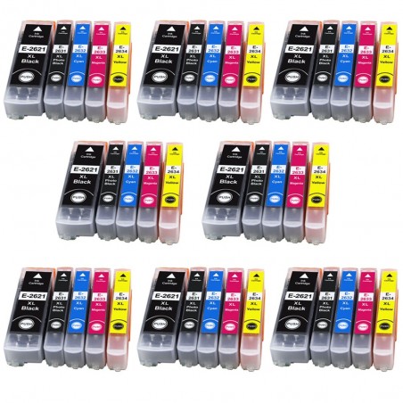 40 Cartouches compatibles EPSON 26XL (Série Ours Polaire)