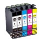 5 Cartouches compatibles EPSON 16XL (Série Stylo Plume) 5 Cartouches compatibles EPSON 16XL (Série Stylo Plume)