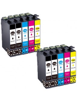10 Cartouches compatibles EPSON 16XL (Série Stylo Plume)