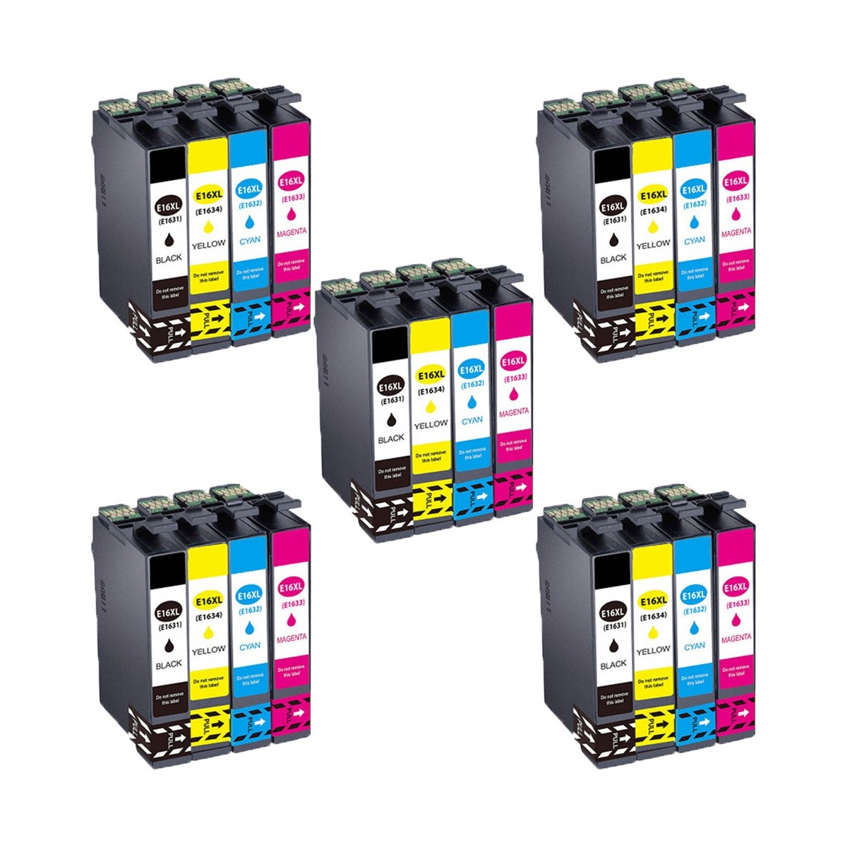 20 Cartouches compatibles EPSON 16XL (Série Stylo Plume)