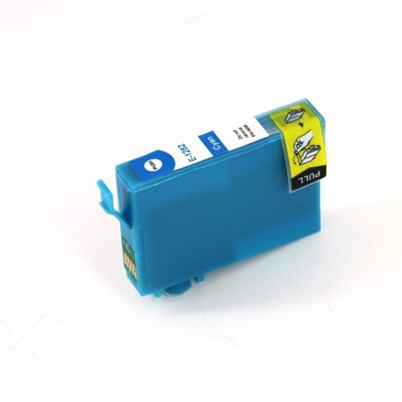 1 Cartouche compatible avec EPSON T1282 Cyan (Série Renard)