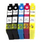 5 Cartouches compatibles EPSON T1285 (Série Renard) 5 Cartouches compatibles EPSON T1285 (Série Renard)