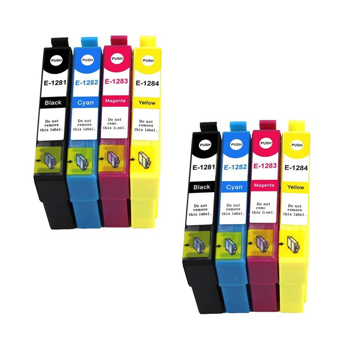 8 Cartouches compatibles EPSON T1285 (Série Renard) 8 Cartouches compatibles EPSON T1285 (Série Renard)