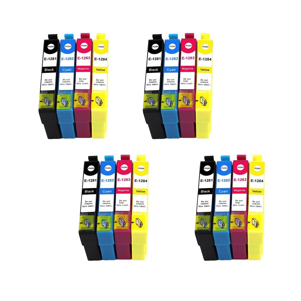 16 Cartouches compatibles EPSON T1285 (Série Renard) 16 Cartouches compatibles EPSON T1285 (Série Renard)