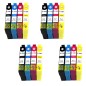 16 Cartouches compatibles EPSON T1285 (Série Renard) 16 Cartouches compatibles EPSON T1285 (Série Renard)
