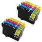 8 Cartouches compatibles avec EPSON 502XL (Série Jumelles)