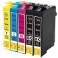 5 Cartouches compatibles avec Epson T1295 (Série Pomme) 5 Cartouches compatibles avec Epson T1295 (Série Pomme)