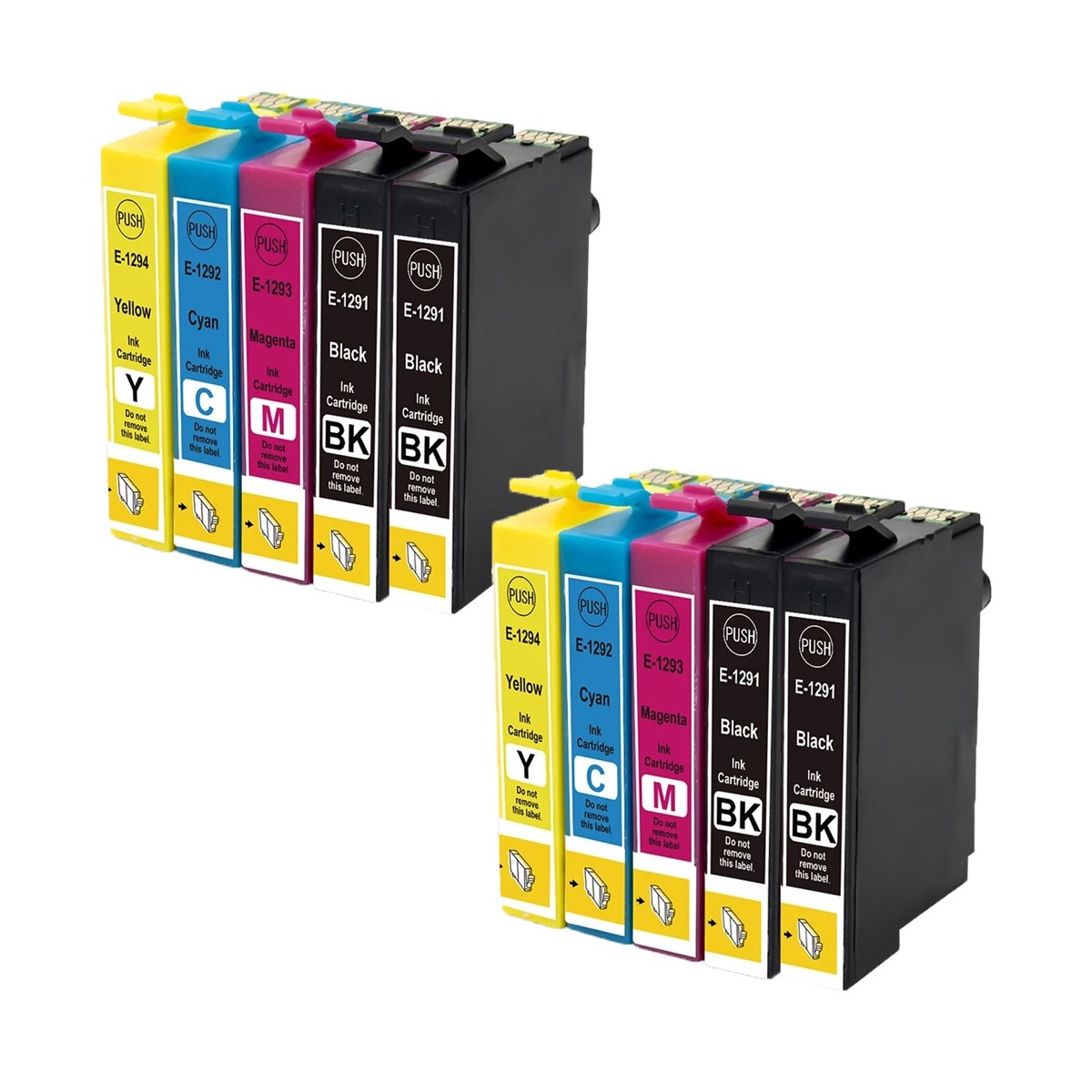 10 Cartouches compatibles avec Epson T1295 (Série Pomme) 10 Cartouches compatibles avec Epson T1295 (Série Pomme)