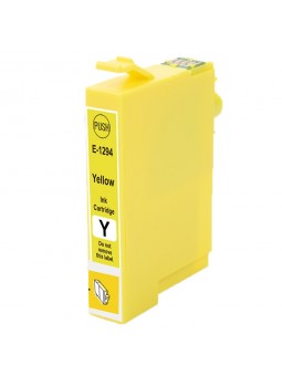1 Cartouche Jaune compatible avec EPSON T1294 (Série Pomme)