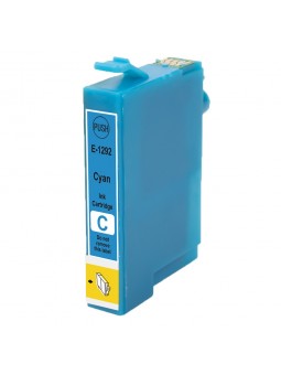 1 Cartouche Cyan compatible avec EPSON T1292 (Série Pomme)