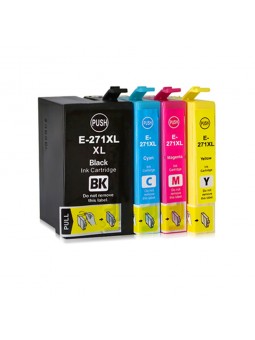 4 Cartouches compatibles avec EPSON 27XL (Série Réveil)