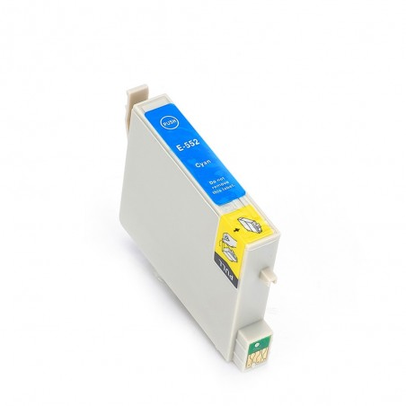 1 Cartouche compatible avec EPSON T552 CYAN (Série Canard)