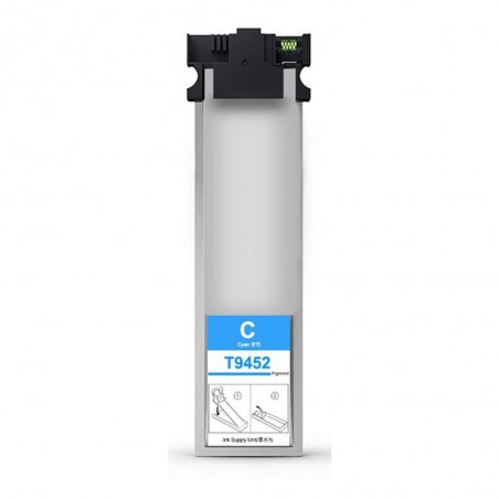1 Cartouche d'encre cyan compatible Epson T9452XL 60ml