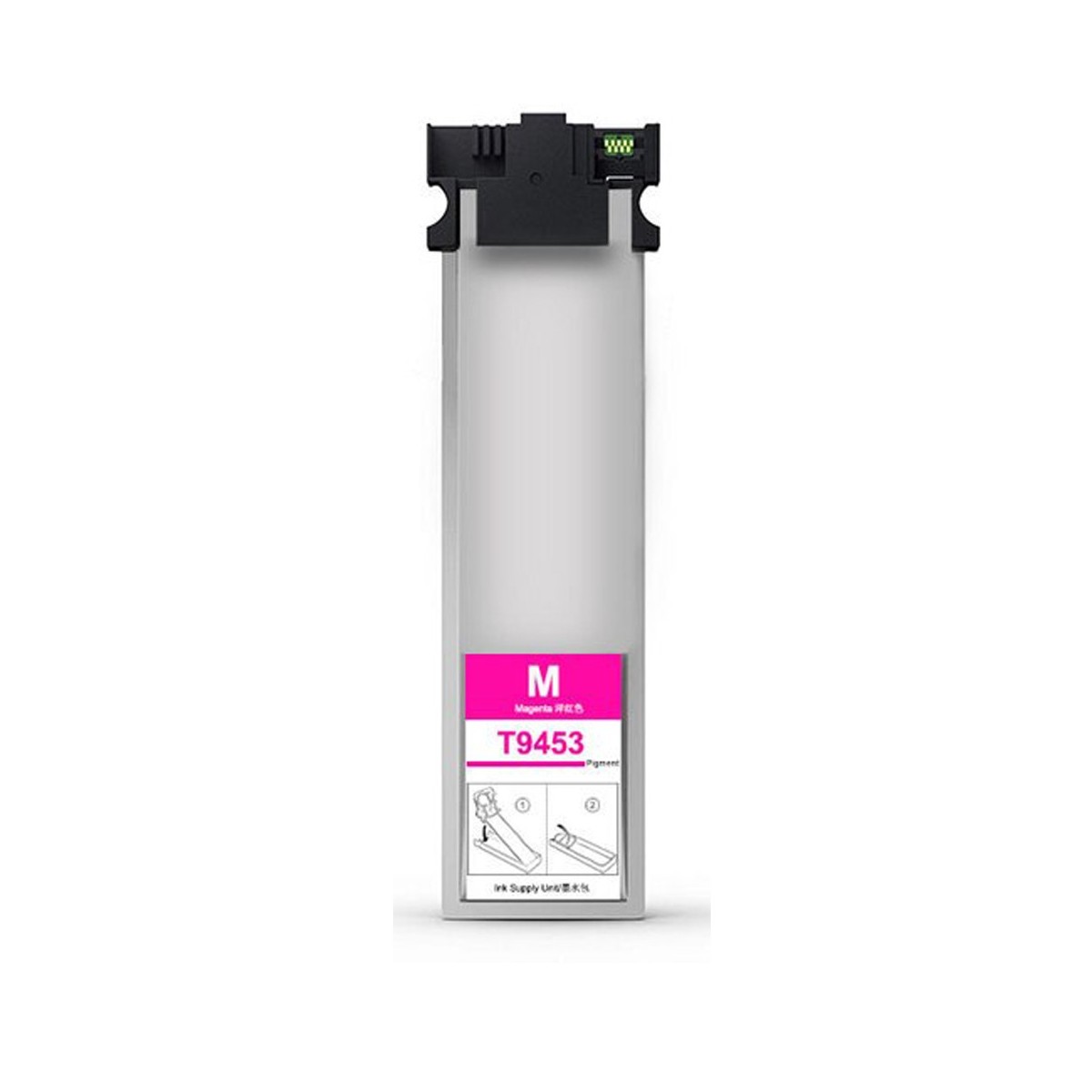 1 Cartouche d'encre magenta compatible Epson T9453XL 60ml 1 Cartouche d'encre magenta compatible Epson T9453XL 60ml