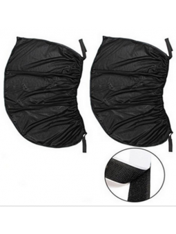 Lot de 2 Pare-Soleil Latéraux maille respirante Mesh pare-soleil de voiture anti-UV 52x120cm