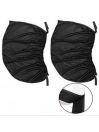Lot de 2 Pare-Soleil Latéraux maille respirante Mesh pare-soleil de voiture anti-UV 52x120cm