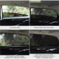 Lot de 2 Pare-Soleil Latéraux maille respirante Mesh pare-soleil de voiture anti-UV 52x120cm