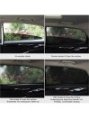 Lot de 2 Pare-Soleil Latéraux maille respirante Mesh pare-soleil de voiture anti-UV 52x120cm