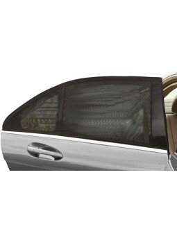 Lot de 2 Pare-Soleil Latéraux maille respirante Mesh pare-soleil de voiture anti-UV 52x120cm