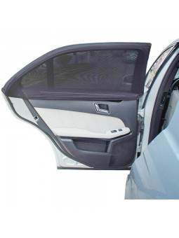 Lot de 2 Pare-Soleil Latéraux maille respirante Mesh pare-soleil de voiture anti-UV 52x120cm