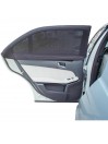 Lot de 2 Pare-Soleil Latéraux maille respirante Mesh pare-soleil de voiture anti-UV 52x120cm