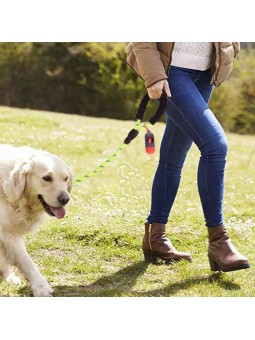 Laisse vert pour Chien en Nylon Réglable Solide de Haute Qualité Réfléchissant 1,5 m Corde Grands ou Moyens Chiens