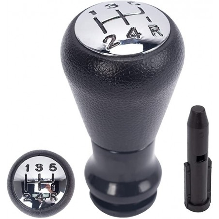 Pommeau + cône levier de vitesse pour Peugeot 106 206 306 406 806 107 207 307 407 607 807 108 208 308 408 508 3008 Partner