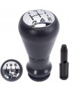 Pommeau + cône levier de vitesse pour Peugeot 106 206 306 406 806 107 207 307 407 607 807 108 208 308 408 508 3008 Partner