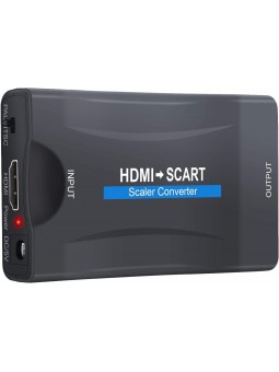 Convertisseur avec cable USB-12V HDMI vers péritel Adaptateur MHL HDMI vers SCART HD soutien NTSC PAL pour SKY HD