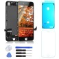 ECRAN LCD POUR IPHONE 8 NOIR + VITRE TACTILE SUR CHASSIS + OUTILS + 1 VERRE TREMPÉ + JOINT