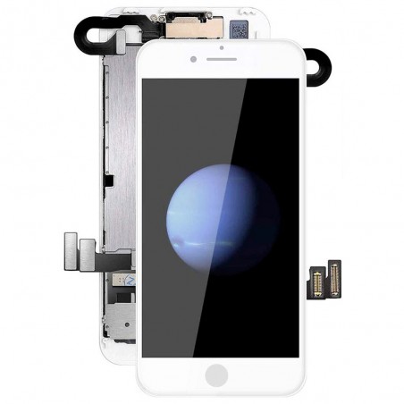 BLOC LCD POUR IPHONE SE 2020 BLANC ASSEMBLÉ VITRE TACTILE + ECRAN LCD SANS OUTILS