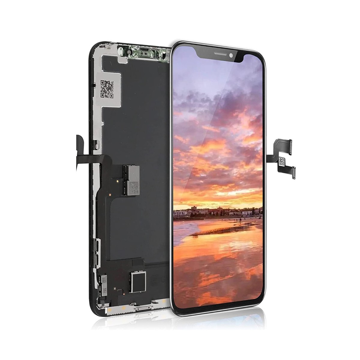 ECRAN LCD POUR IPHONE X/10 RETINA VITRE TACTILE SUR CHASSIS TFT SANS OUTILS