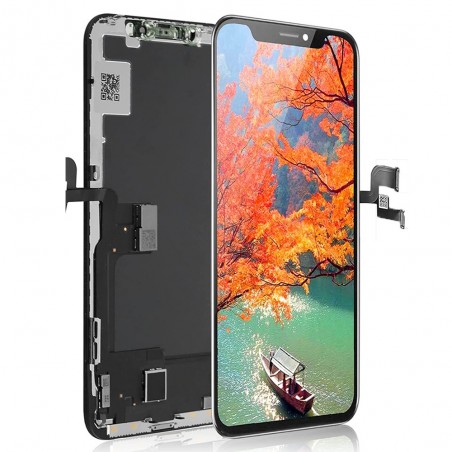 ECRAN POUR IPHONE XS NOIR TFT INCELL LCD VITRE TACTILE SUR CHASSIS SANS OUTILS