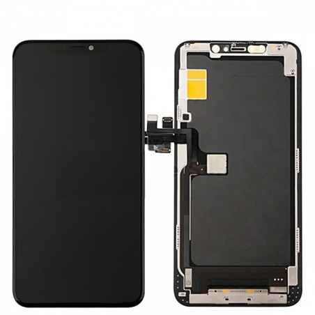 ECRAN LCD POUR IPHONE 11 PRO NOIR INCELL VITRE TACTILE SUR CHASSIS + OUTILS + VERRE + JOINT