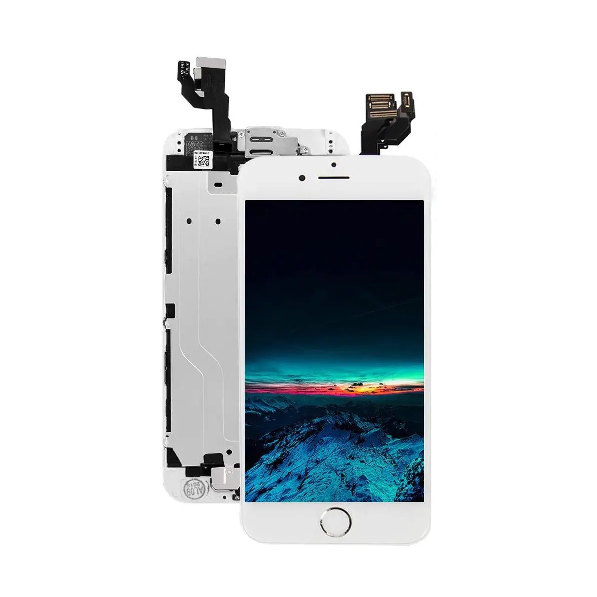 BLOC LCD POUR IPHONE 6 BLANC ASSEMBLÉ VITRE TACTILE + ECRAN LCD SANS OUTILS