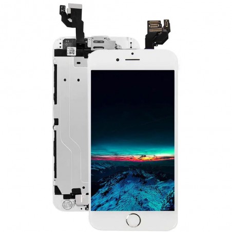 BLOC LCD POUR IPHONE 6 BLANC ASSEMBLÉ VITRE TACTILE + ECRAN LCD SANS OUTILS