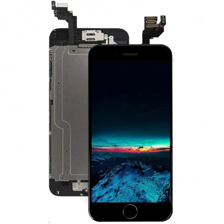 BLOC LCD POUR IPHONE 6 NOIR TOUT ASSEMBLÉ VITRE TACTILE + ECRAN LCD SANS OUTILS