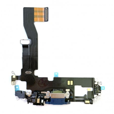Nappe connecteur port de charge charging flex pour iPhone 12 Bleu