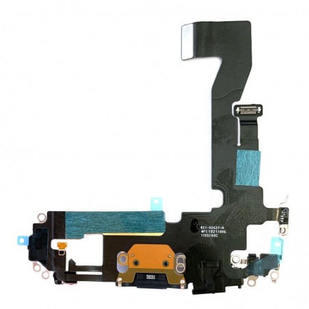 Nappe connecteur port de charge charging flex pour iPhone 12 Noir