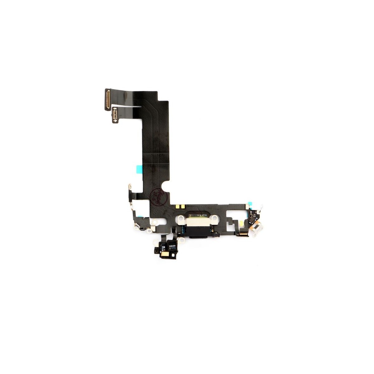 Nappe connecteur port de charge charging flex pour iPhone 12 Mini Noir Nappe connecteur port de charge charging flex pour iPhone 12 Mini Noir