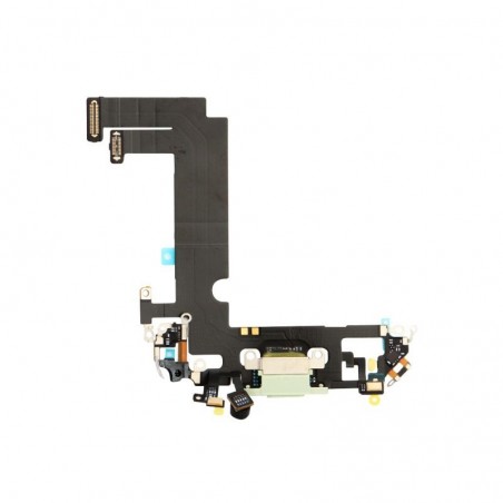 Nappe connecteur port de charge charging flex pour iPhone 12 Mini Vert