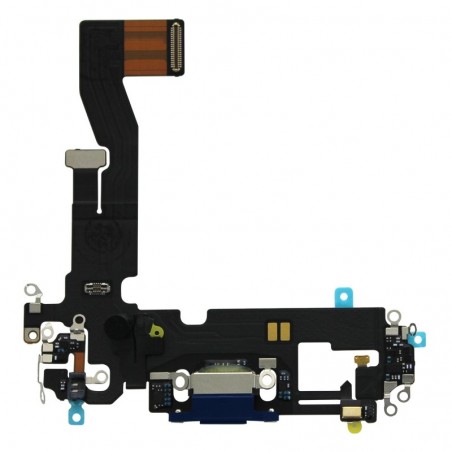 Nappe connecteur port de charge charging flex pour iPhone 12 Pro Bleu