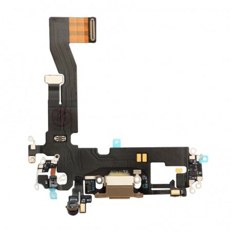Nappe connecteur port de charge charging flex pour iPhone 12 Pro Or