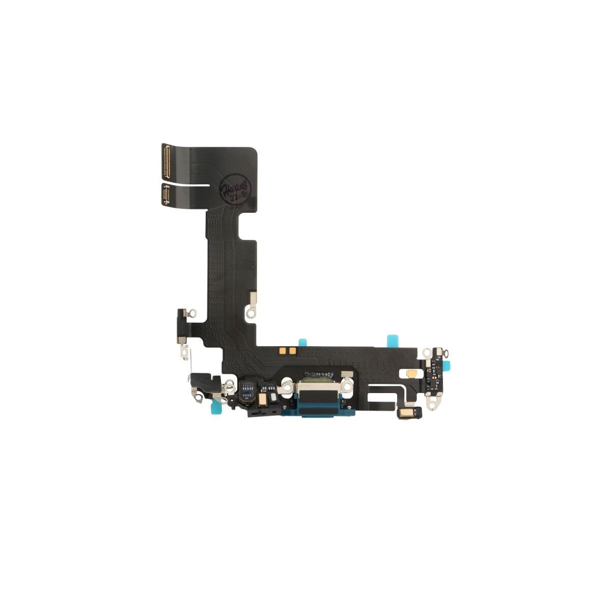 Nappe connecteur port de charge charging flex pour iPhone 13 Bleu Nappe connecteur port de charge charging flex pour iPhone 13 Bleu