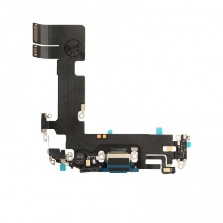 Nappe connecteur port de charge charging flex pour iPhone 13 Bleu