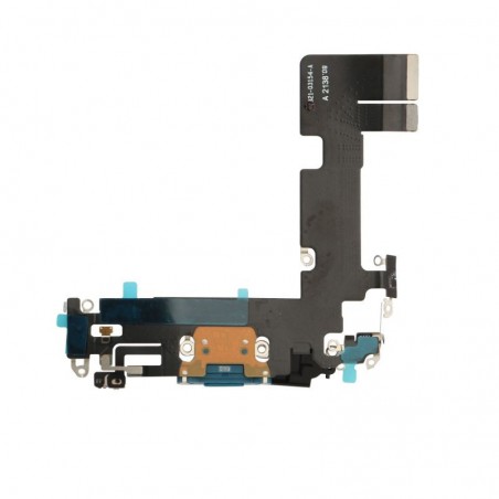 Nappe connecteur port de charge charging flex pour iPhone 13 Bleu
