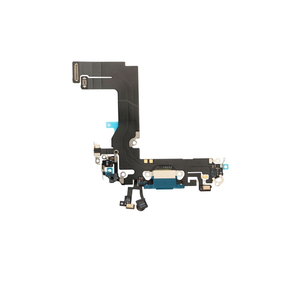 Nappe connecteur port de charge charging flex pour iPhone 13 Mini Bleu