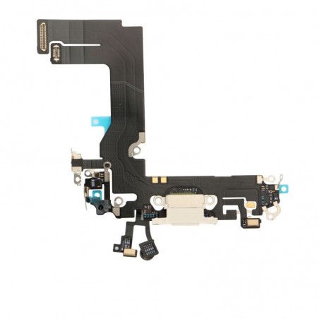 Nappe connecteur port de charge charging flex pour iPhone 13 Mini Lumiere Stellaire